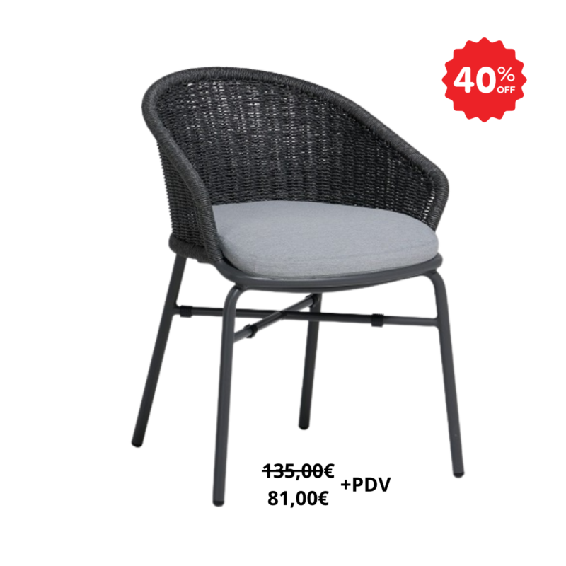 KN Deco Zara antracit tamno siva