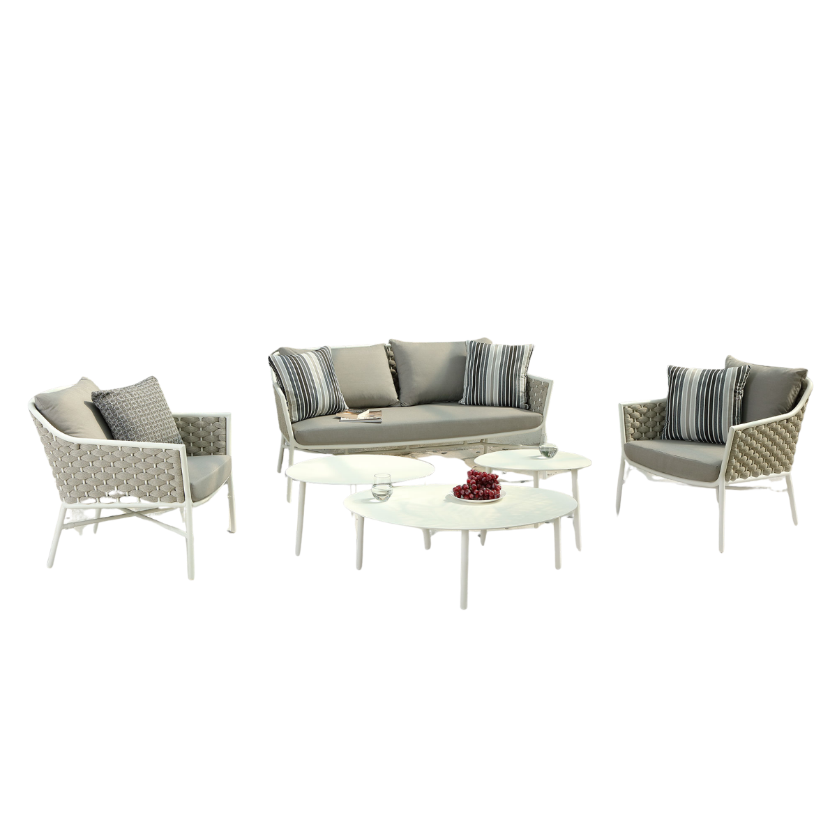 KN RIO lounge bijela/bež - Slika 3