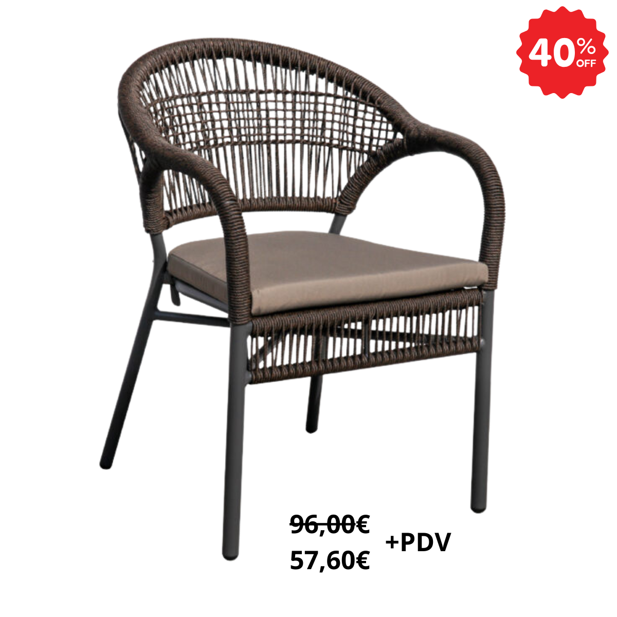 KN Ondina antracit smeđa